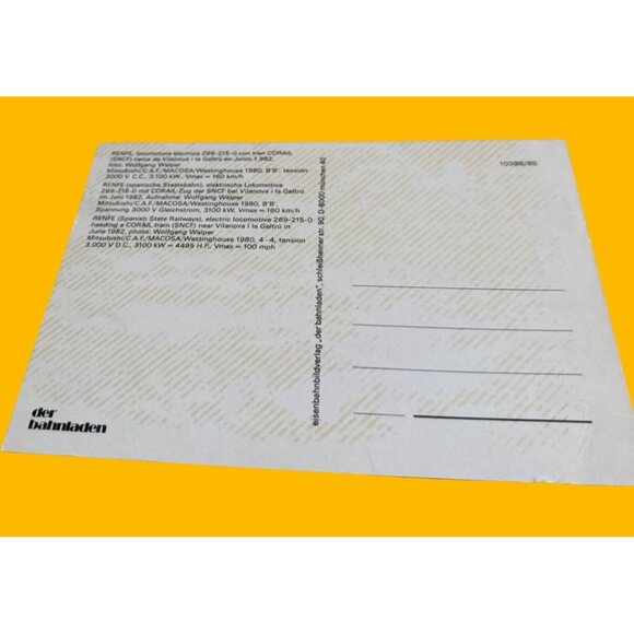 Vintage Dr. Bahnbilder Postcard Featuring Scenic Train Journey - Picture 3 of 4